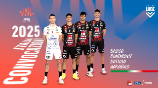 Lube, quattro biancorossi convocati dall’Italvolley